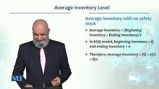 Average Inventory Level | Production / Operations management | MGT713_Topic114