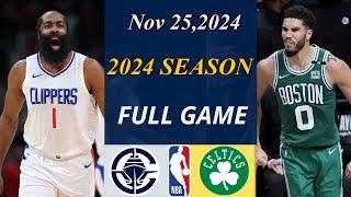 LA Clippers vs Boston Celtics Full Game  | Nov 25, 2024 | NBA TODAY