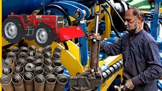 Hydraulic cylinder assembly line manufacturing