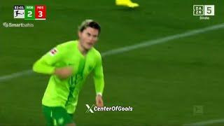 Jonas Wind Goal, Wolfsburg vs Monza (3-3) All Goals and Extended Highlights