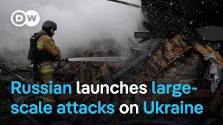 Massive aerial attack hits Ukraine on Christmas Day | DW News