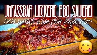 BBQ Hackbraten - Eine unfassbar lecker BBQ Sauerei #Odinforce #Gedagrill #bbq #grillen #lecker