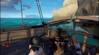 Sea of Thieves PvP Adventure: When Outnumbered Against a Full Galleon - Use Guerilla Tactics!