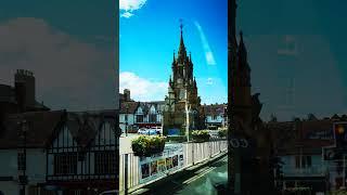 Stratford city centre Road poise ||England video