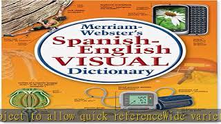 Merriam-Webster Spanish-English Visual Dictionary Printed Book,"7.8"" x 6.1"" x 0.8"""