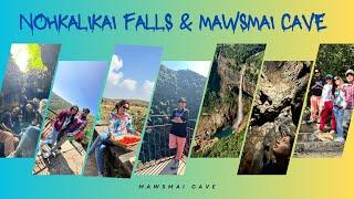 Exploring the Hidden Mysteries in Cherrapunjee | Nohkalikai Falls | Mawsmai Cave | Bengali Vlog