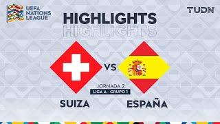 HIGHLIGHTS - Suiza vs España | UEFA Nations League 2024 | TUDN