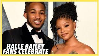 Fans Celebrate DDG & Halle Bailey Breaking Up...