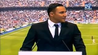 Presentación Keylor Navas en el Real Madrid (1/2)