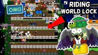 Insane Spleef for the NEW RIDING WORLDLOCK!! | Growtopia