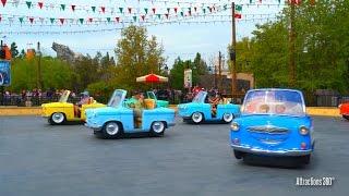 [4K] Luigi's Rollickin' Roadsters - Trackless Ride System - Luigi's Rollickin' Roadsters - Cars Land
