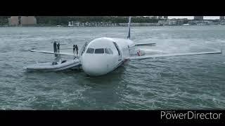 US Airways Flight 1549 - Ditching Animation