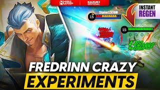 FREDRINN'S INSANE HEAL CAN'T BE STOPPED BY OTHER HEROES? NEW HERO FREDRINN CRAZY EXPERIMENTS | MLBB