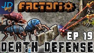 Ep19 All the Lazors ️ Factorio 1.0 Death Defence with @Soelless Gaming