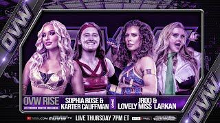 Cash Flo vs Tony Evans I Sophia Rose & Karter Cauffman vs J-Rod & Lovely Miss Larkan I OVW 1334