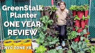 GreenStalk Planter ONE YEAR Review | Vertical & Small Space Gardening // Container Gardening