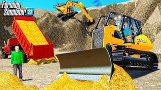 OUR "QUARRY" STRUCK GOLD MINING! NEW $500,000 DIG ON FLAT SURVIVAL - Farming Simulator