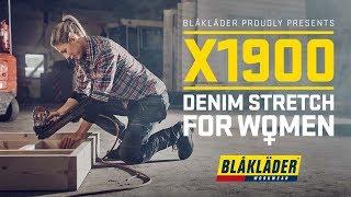 Blåkläder proudly present - X1900 DENIM STRECH FOR WOMEN