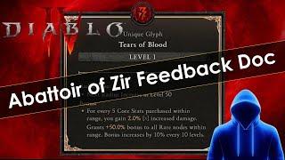 Abattoir of Zir Feedback Sent to Blizzard