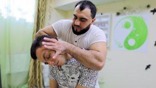 "Crazy Russian doctor Chiropractor" | ASMR Powerful chiropractic adjustments and massage