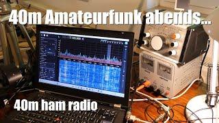 Amateurfunk abends auf Kurzwelle 40 Meter ► Grahn und MLA-30 Loop  40m Ham Radio SDRplay