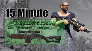 Get Fallout 4’s TOP weapon, Overseer’s Guardian, in 15 MINUTES!!!