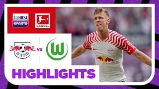 RB Leipzig v Wolfsburg | Bundesliga 23/24 Match Highlights