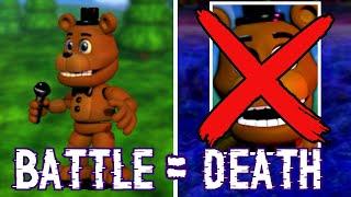 FNaF World, but every battle a character DIES! (LIVE STREAM)