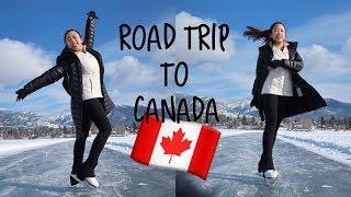 Ice skating, snowmobiling, and skiing in Canada ! | Rachel Liza