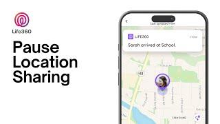 How to Pause Location Sharing on Life360 App | 2024