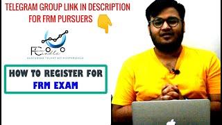 How To Register For FRM Exam Step By Step | FRM registration 2020 | FRM 2020 Registration | FRM