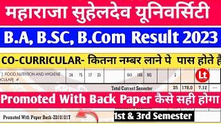 msdsu रिजल्ट 2023|maharaja suheldev university azamgarh result 2023| msdsu university results 2023