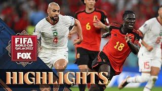 Belgium vs. Morocco Highlights | 2022 FIFA World Cup