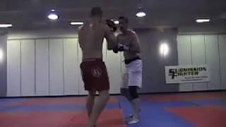 Mike Pyle training with Sean 'spyder' Pulizzano Part #1