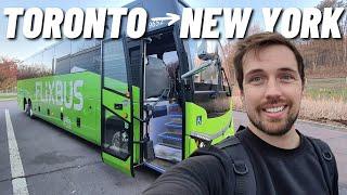 10 HOUR OVERNIGHT FLIXBUS (Toronto to New York bus - Full FlixbusTour)