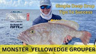 Simple Deep Deop tips to success | Monster Yellowdge Grouper |Deep drop fishing rigs tips to success