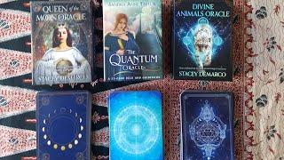 Artist Kinga Britschgi Decks Review: Reading With Queen of the Moon, Divine Animals, Quantum Oracles