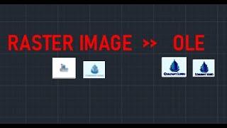 Embed Raster Images As OLE Objects Into Autocad Drawing