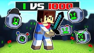 1 Steve vs 1000 G.U.I.D.O In Minecraft!