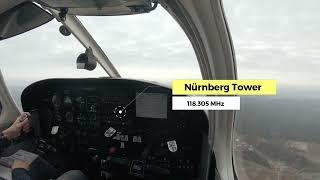 Durchflug Kontrollzone CTR Nürnberg (EDDN) | Piper PA28 | ATC