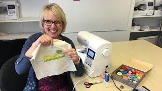 How To Use Thick Threads On A Sewing Machine (Cable Stitch) With Claire Muir