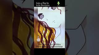 Sketching Anime Base with Stencils | Painting with Markers | #shorts