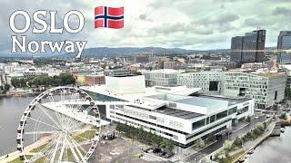 Oslo from Above - Munch Museum Skybar Viewpoint - Explore Norway in 4K