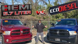 Which Dodge Ram Truck is the better buy? Hemi 5.7L V8 vs Ecodiesel 3.0L V6.