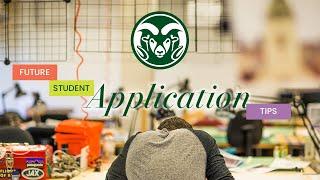 Application tips for future freshmen