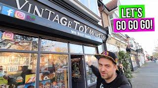 Toy Hunt at The Vintage Toy Monster & a  @VintageToyRush Room Tour! EURO TRIP EP.10