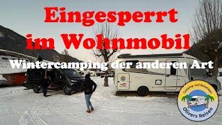 Triol Wintercamping: Gefangen im Wohnmobil . Campingplatz Seeblick Toni ️