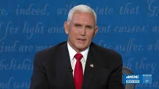 2020 VP Debate: Mike Pence, Kamala Harris answer question from Utah 8th grader