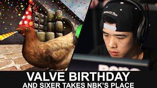 20TH VALVE ANNIVERSARY - SIXER TAKES NBK’S PLACE | DENIAL CSGO TEAM | VUGGO CHAIRMAN