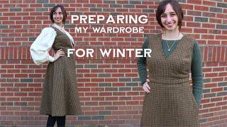  Autumn Sewing Tutorial  Making a cozy wool layering dress